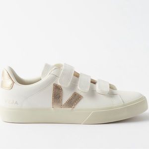 Veja Recife Velcro leather trainers